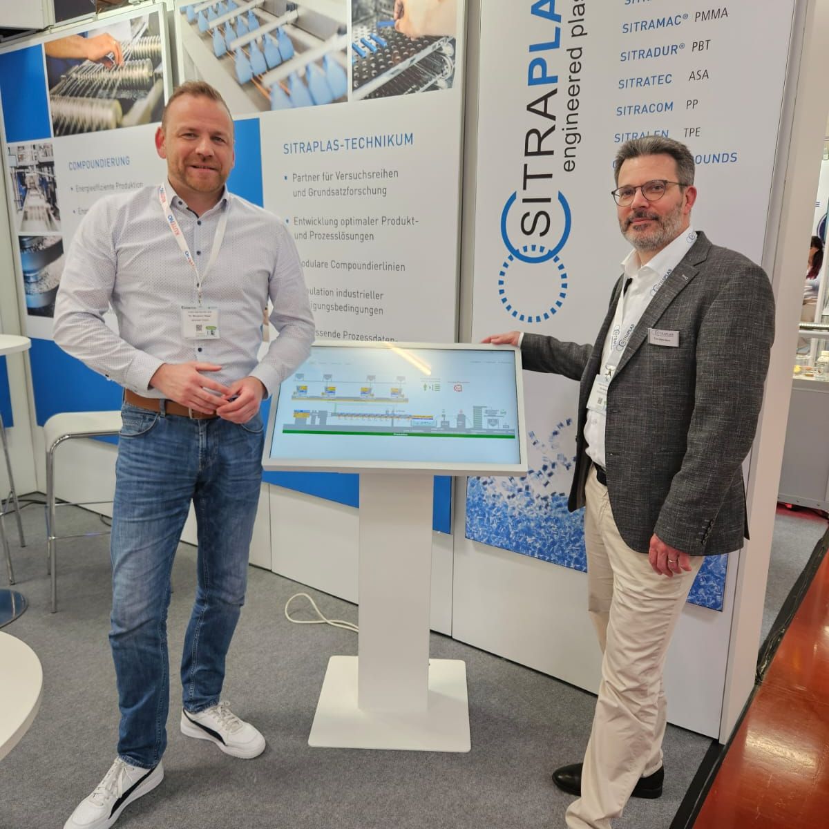 Dr. Benjamin Nagel und Tim Hencken (v.l.) auf der KUTENO 2026
