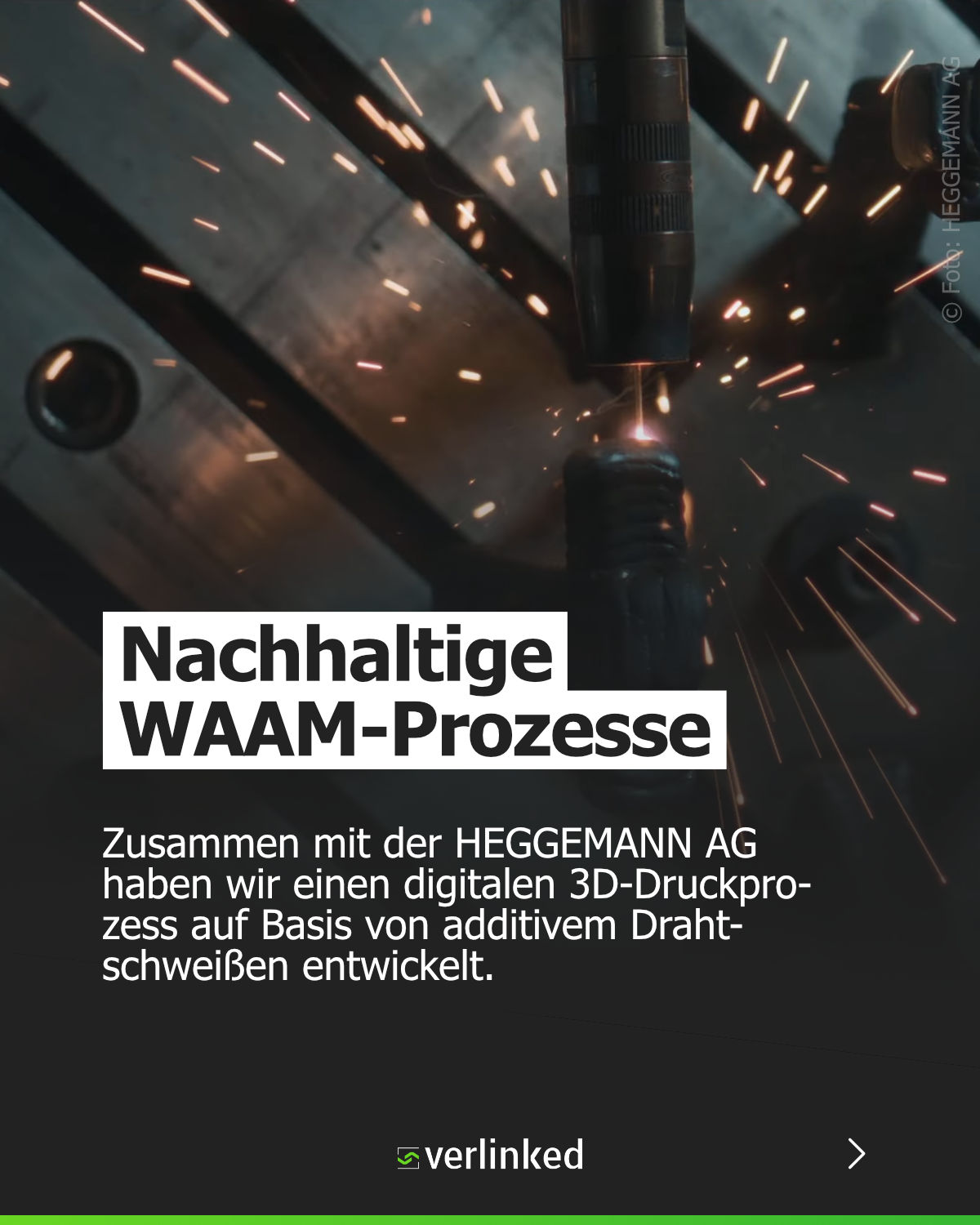 Nachhaltive WAAM Prozesse